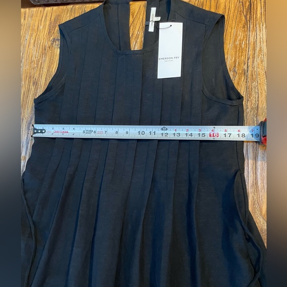 Emerson fry PLAIT MAXI DRESS - BLACK - Picture 6 of 6